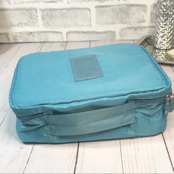 Travel Season Toiletry Travel Bag in Navy or Teal - Picture 11 of 16